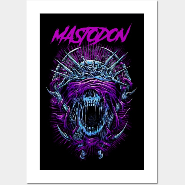 MASTODON BAND Wall Art by batubara.studio